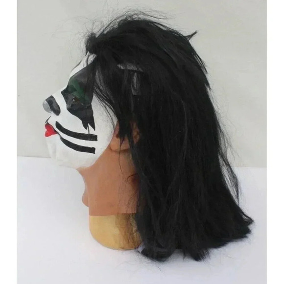 Vtg 1996 Paper Magic Group KISS Peter Criss RUBBER HALLOWEEN Mask W/ Tags NOS - Picture 5 of 6